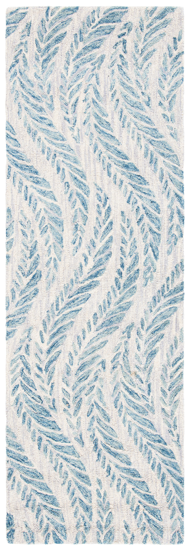 Safavieh Micro-Loop Mlp170A Ivory/Blue Rugs.