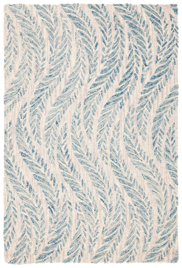 Safavieh Micro-Loop Mlp170A Ivory/Blue Rugs.