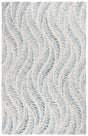 Safavieh Micro-Loop Mlp170A Ivory/Blue Rugs.