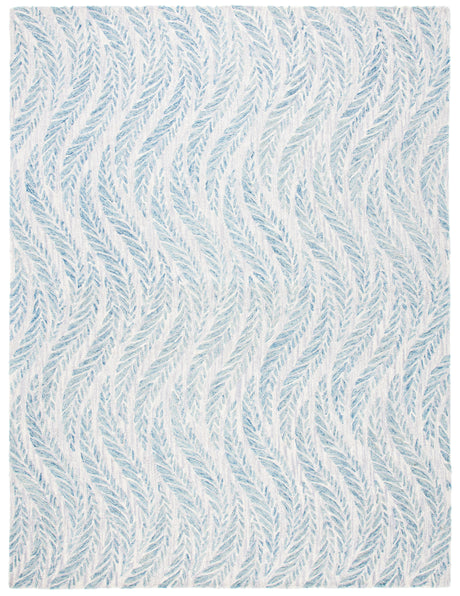 Safavieh Micro-Loop Mlp170A Ivory/Blue Area Rug