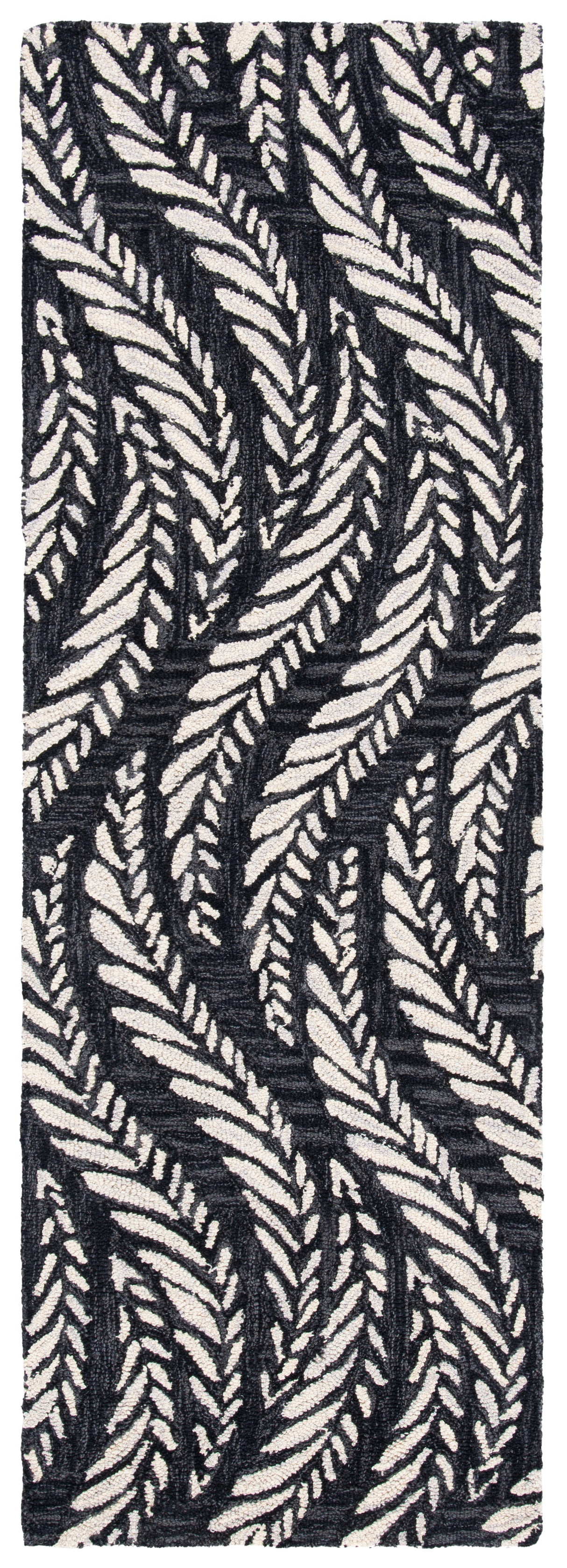 Safavieh Micro-Loop Mlp170H Charcoal/Ivory Rugs.
