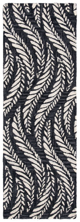 Safavieh Micro-Loop Mlp170H Charcoal/Ivory Rugs.