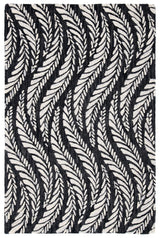Safavieh Micro-Loop Mlp170H Charcoal/Ivory Rugs.