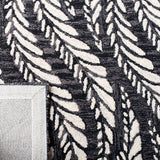 Safavieh Micro-Loop Mlp170H Charcoal/Ivory Rugs.