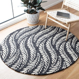 Safavieh Micro-Loop Mlp170H Charcoal/Ivory Rugs.