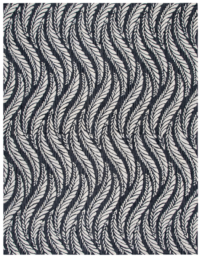 Safavieh Micro-Loop Mlp170H Charcoal/Ivory Rugs.