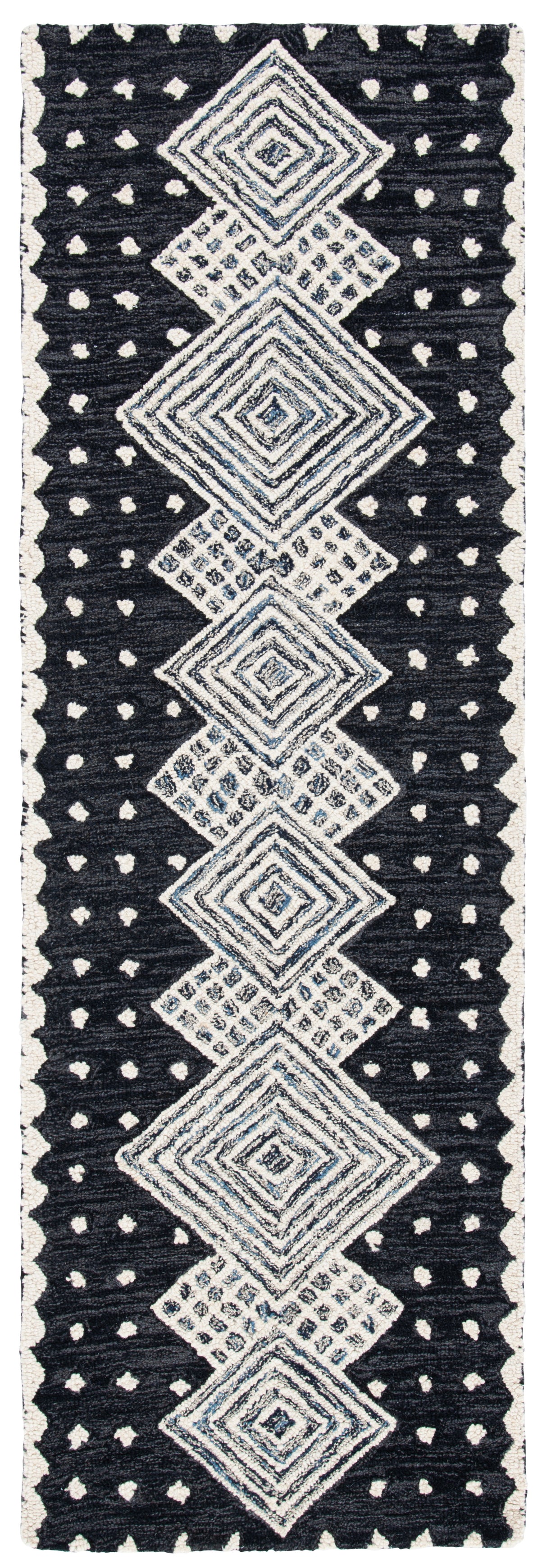 Safavieh Micro-Loop Mlp171H Charcoal/Ivory Rugs.