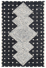 Safavieh Micro-Loop Mlp171H Charcoal/Ivory Rugs.