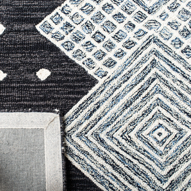 Safavieh Micro-Loop Mlp171H Charcoal/Ivory Rugs.
