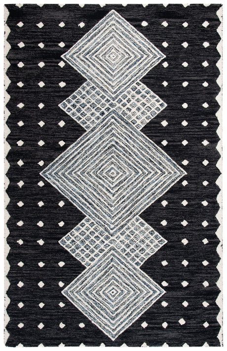 Safavieh Micro-Loop Mlp171H Charcoal/Ivory Area Rug