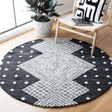 Safavieh Micro-Loop Mlp171H Charcoal/Ivory Rugs.