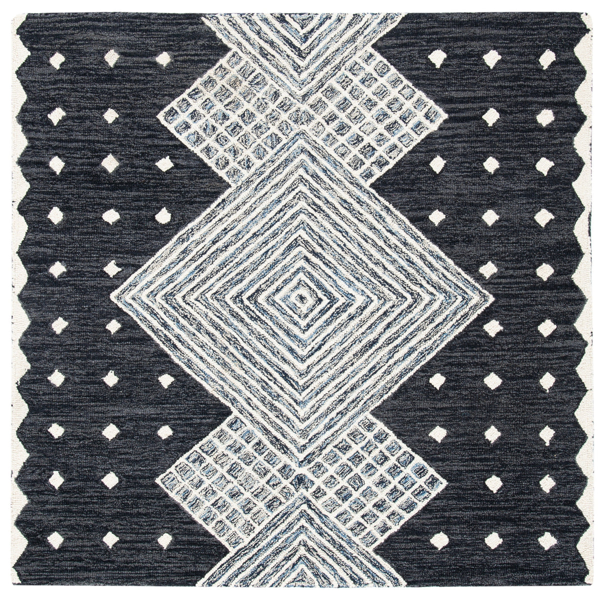 Safavieh Micro-Loop Mlp171H Charcoal/Ivory Rugs.
