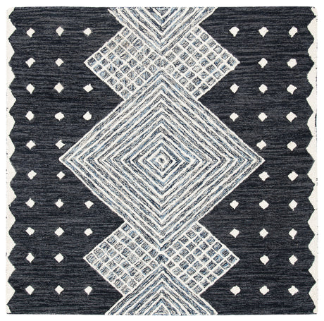 Safavieh Micro-Loop Mlp171H Charcoal/Ivory Area Rug