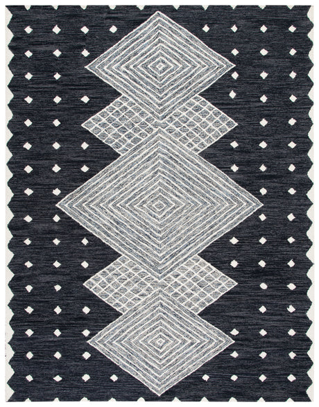 Safavieh Micro-Loop Mlp171H Charcoal/Ivory Area Rug