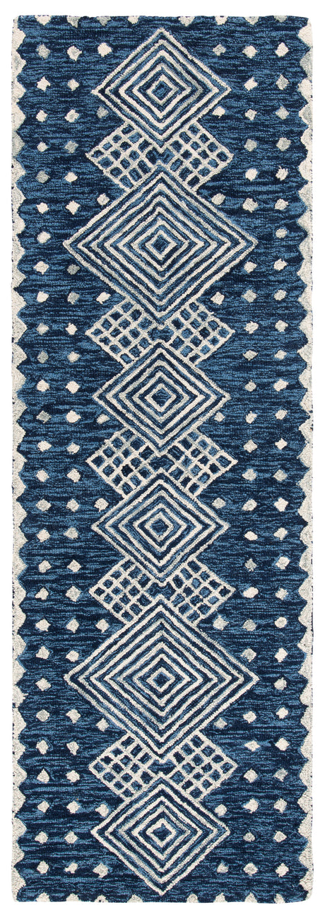 Safavieh Micro-Loop Mlp171M Blue/Ivory Rugs.