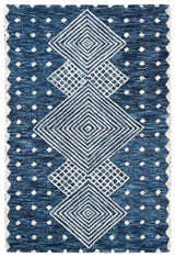 Safavieh Micro-Loop Mlp171M Blue/Ivory Rugs.
