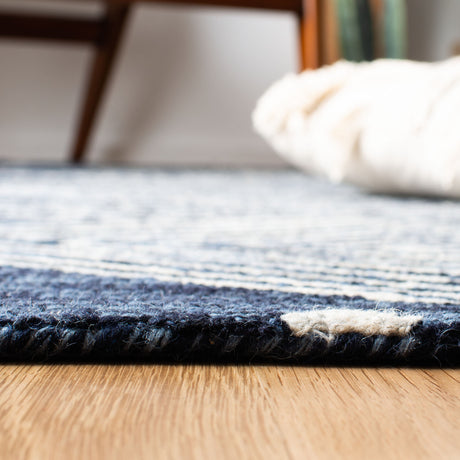 Safavieh Micro-Loop Mlp171M Blue/Ivory Rugs.