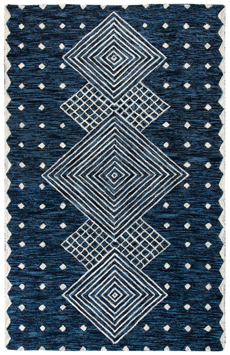 Safavieh Micro-Loop Mlp171M Blue/Ivory Rugs.