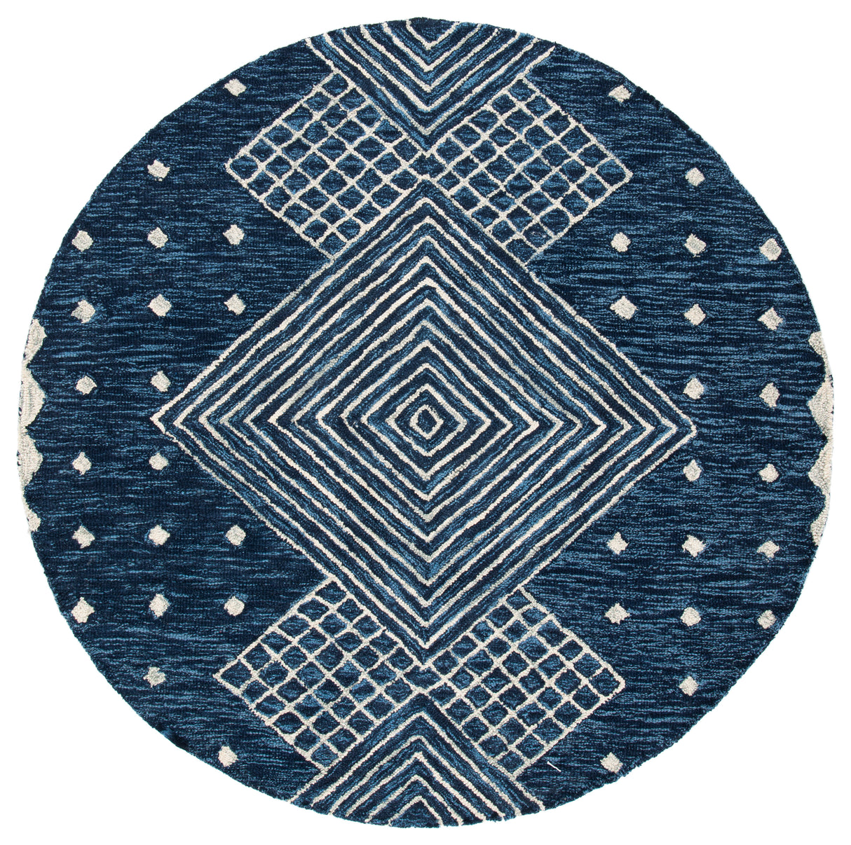 Safavieh Micro-Loop Mlp171M Blue/Ivory Rugs.