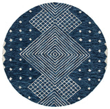 Safavieh Micro-Loop Mlp171M Blue/Ivory Rugs.