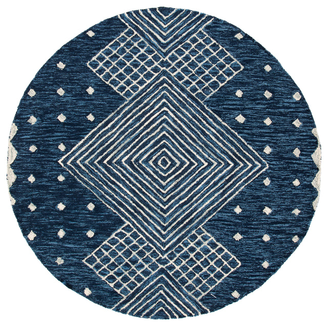 Safavieh Micro-Loop Mlp171M Blue/Ivory Rugs.