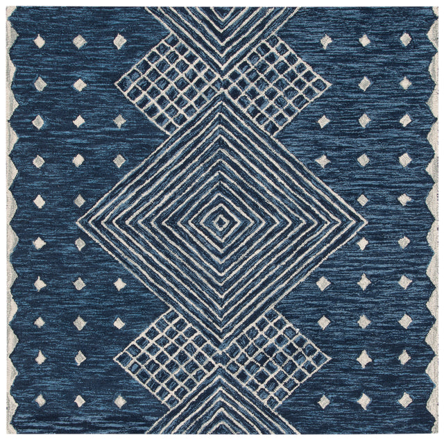 Safavieh Micro-Loop Mlp171M Blue/Ivory Rugs.