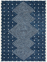 Safavieh Micro-Loop Mlp171M Blue/Ivory Rugs.