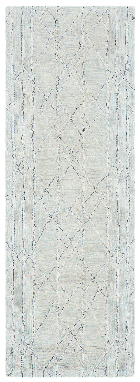 Safavieh Micro-Loop Mlp172A Ivory/Light Blue Area Rug