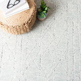 Safavieh Micro-Loop Mlp172A Ivory/Light Blue Rugs.