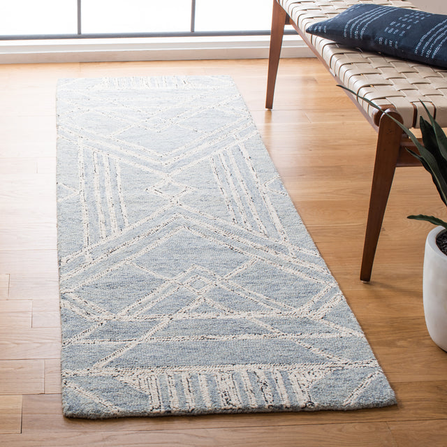 Safavieh Micro-Loop Mlp173M Light Blue/Ivory Area Rug