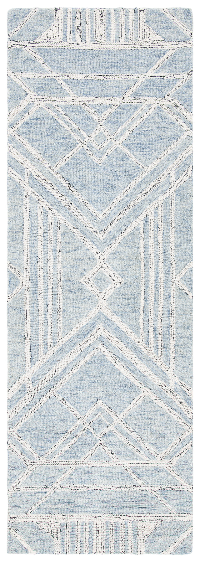 Safavieh Micro-Loop Mlp173M Light Blue/Ivory Area Rug