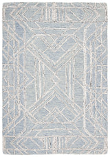 Safavieh Micro-Loop Mlp173M Light Blue/Ivory Rugs.