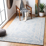 Safavieh Micro-Loop Mlp173M Light Blue/Ivory Rugs.
