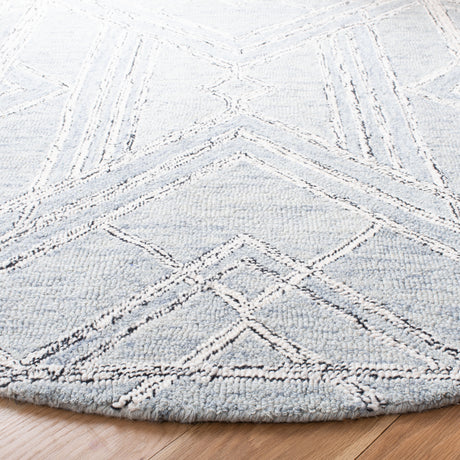 Safavieh Micro-Loop Mlp173M Light Blue/Ivory Area Rug