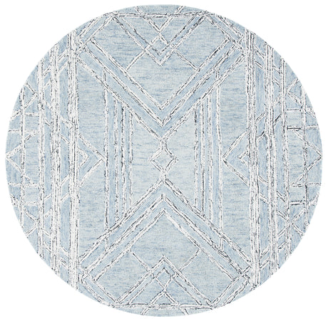 Safavieh Micro-Loop Mlp173M Light Blue/Ivory Area Rug