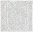 Safavieh Micro-Loop Mlp173M Light Blue/Ivory Rugs.