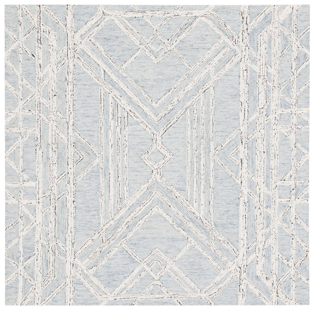 Safavieh Micro-Loop Mlp173M Light Blue/Ivory Area Rug