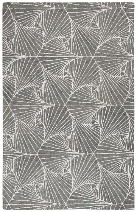 Safavieh Micro-Loop Mlp174F Grey/Ivory Area Rug