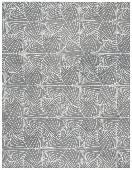 Safavieh Micro-Loop Mlp174F Grey/Ivory Area Rug