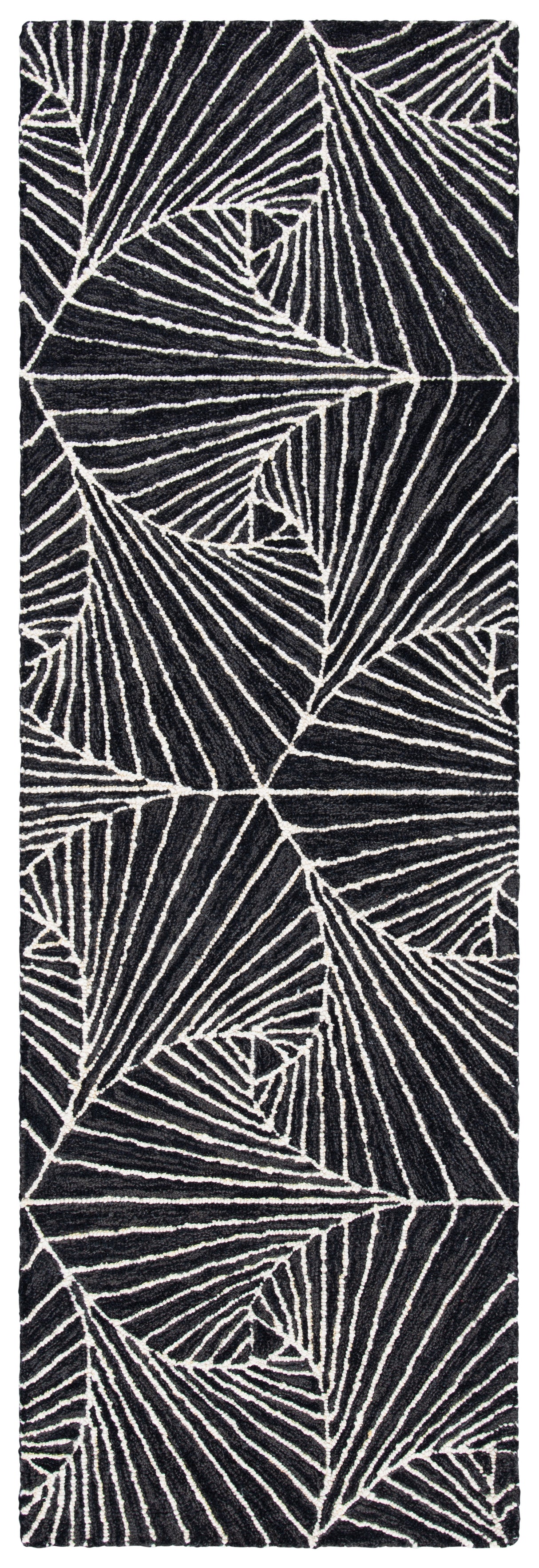 Safavieh Micro-Loop Mlp174H Charcoal/Ivory Rugs.