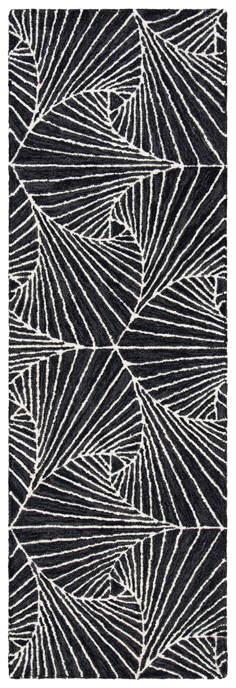 Safavieh Micro-Loop Mlp174H Charcoal/Ivory Area Rug