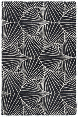 Safavieh Micro-Loop Mlp174H Charcoal/Ivory Rugs.