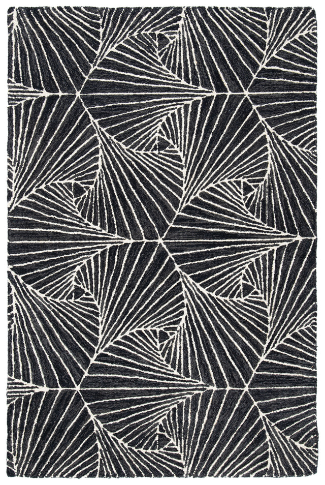 Safavieh Micro-Loop Mlp174H Charcoal/Ivory Rugs.
