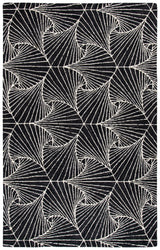 Safavieh Micro-Loop Mlp174H Charcoal/Ivory Rugs.