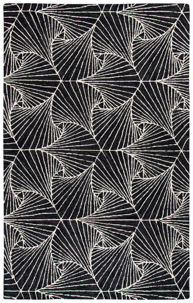 Safavieh Micro-Loop Mlp174H Charcoal/Ivory Rugs.