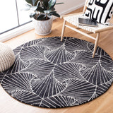 Safavieh Micro-Loop Mlp174H Charcoal/Ivory Rugs.