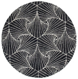 Safavieh Micro-Loop Mlp174H Charcoal/Ivory Rugs.