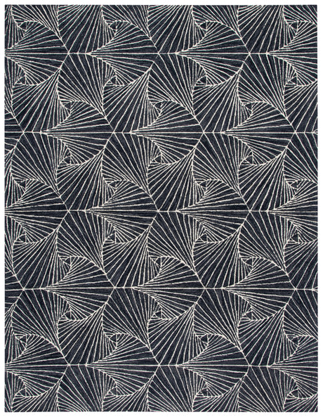 Safavieh Micro-Loop Mlp174H Charcoal/Ivory Area Rug