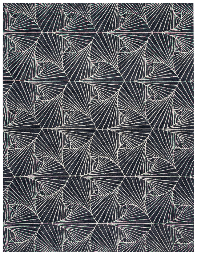 Safavieh Micro-Loop Mlp174H Charcoal/Ivory Rugs.