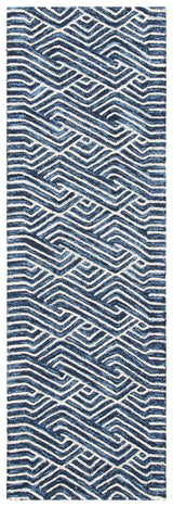 Safavieh Micro-Loop Mlp175M Dark Blue/Ivory Rugs.